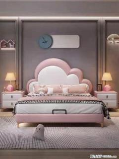 佛山大厂货，高质量仿真皮，实木床边，高密度海绵，带实木床板，全新包装，特价处理 - 邢台28生活网 xt.28life.com